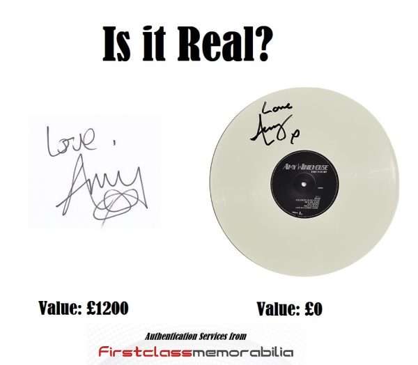 Music autograph authenticators UK Memorabilia Experts